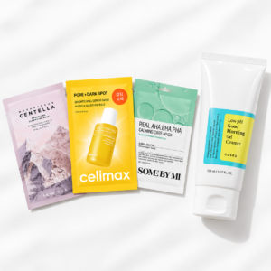 COSRX | Low Ph Good Morning Cleansing Gel + 3 Mascarillas